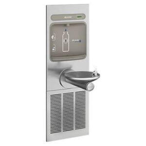 EZWS-ERPBM8K ezH2O® Bottle Filling Station with Integral SwirlFlo® Fountain Refrigerated Non-Filtered Refrigerated Stainless