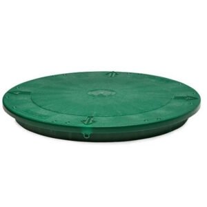 TUF-TITE 24-RISL-FLAT 24'' GREEN FLAT RISER LID