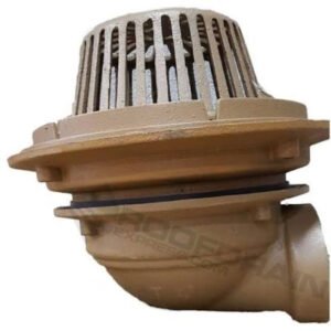 Smith® 1340T03 Low Profile Dome Roof Drain, 3 in Outlet, IPS Thread Connection, Cast Iron Drain