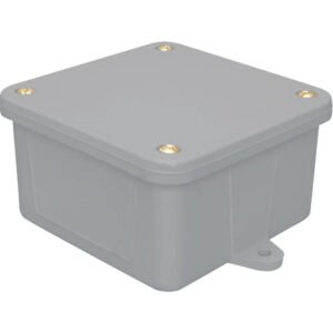 JB442 JUNCTION BOX 4X4X2 PVC W/GASC