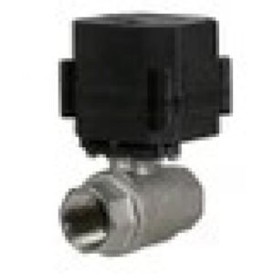 U.S.SOLID 3/4 MOYORIZED BALL VALVE WITH US PLUG 110VAC STAINLESS STEEL ELECTRICAL BALL VALVE, AUTO RETUN NORMALLY CLOSED